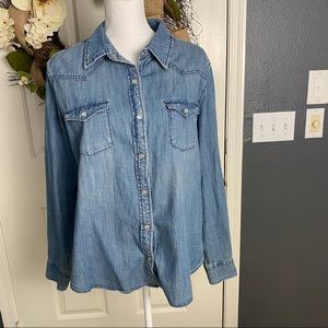 Universal Thread Denim Snap Up Shirt